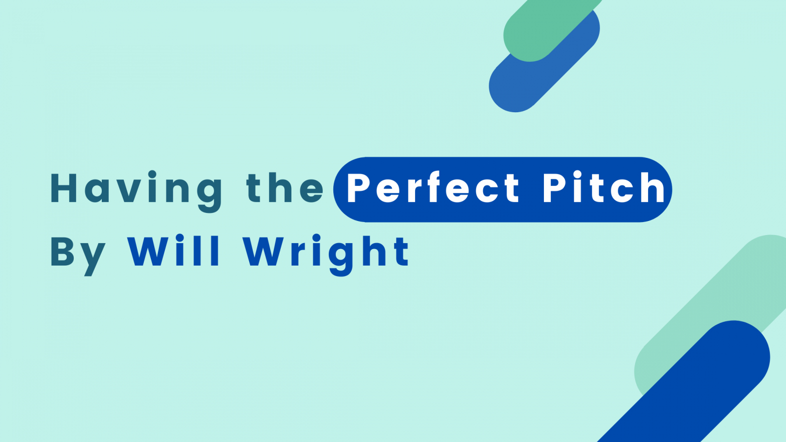 How To Make A Successful Sales Pitch By Will Wright